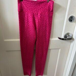 Mud Pie Fuchsia Animal Print Leggings